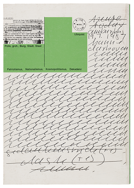 One Century. Dedicated to Johann Wolfgang von Goethe