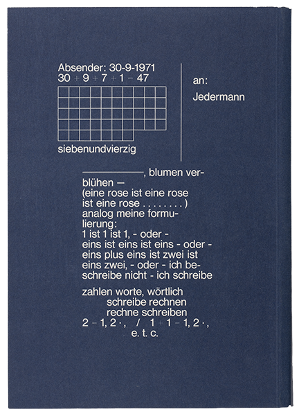 00-99 Ein Jahrhundert I-XII, eins plus eins ist einszwei zwei ist einszwei e.t.c.