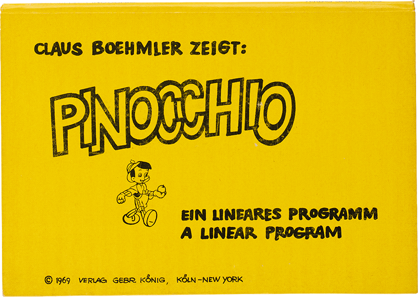 Pinocchio: Ein Lineares Programm / A Linear Program