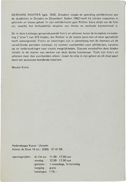 Atlas van de foto's en schetsen