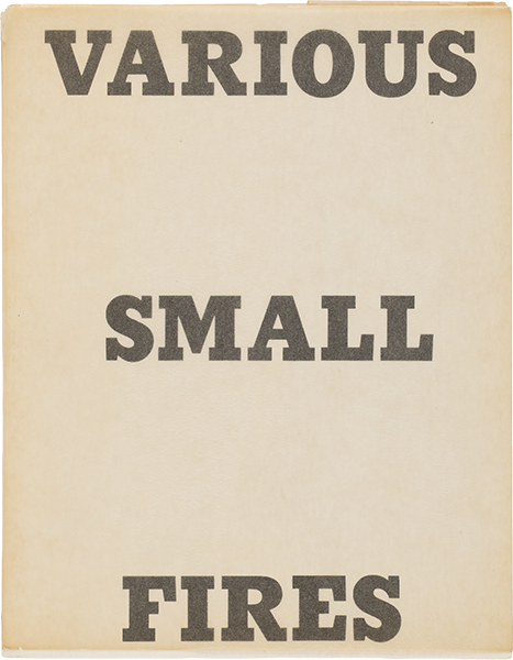 Various Small Fires and Milk