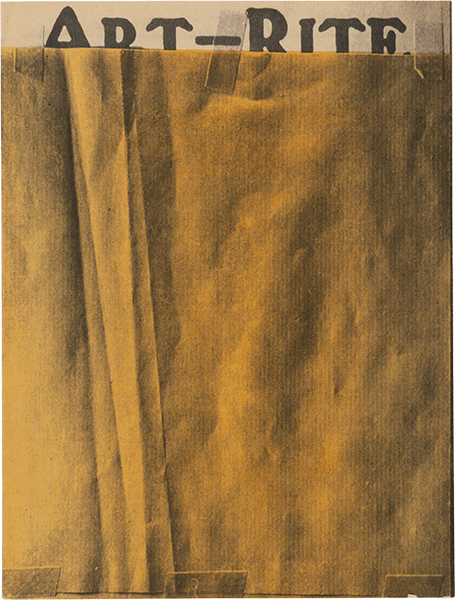 Art-Rite No. 5: Rheumatism Issue
