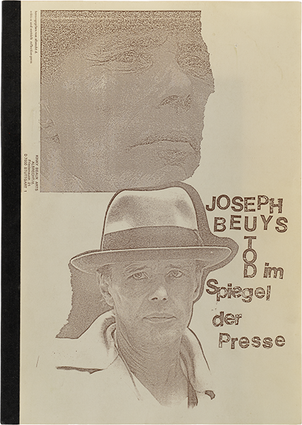 Joseph Beuys Tod im Spiegel der Presse