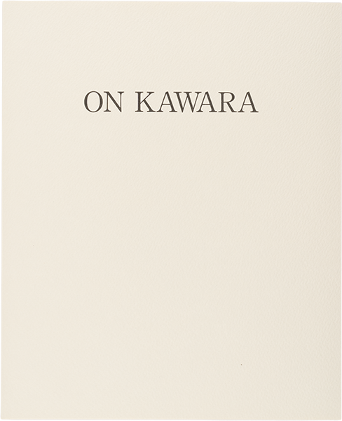 On Kawara: Date painting. April 18-May 28,1988