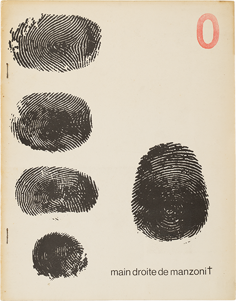 Nul=0 No. 2. Main droite de Manzoni