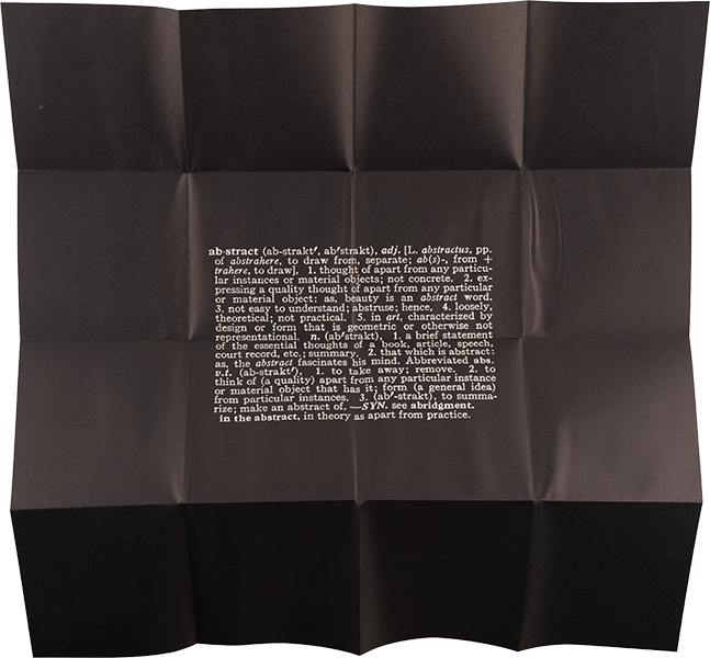 Four Titled Abstracts [from S.M.S. No. 3]