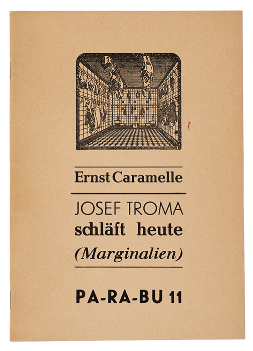 Josef Troma schläft heute (Marginalien)