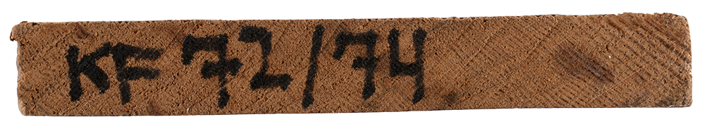 [Untitled, wood envelope to Tjeerd Deelstra, Delft]