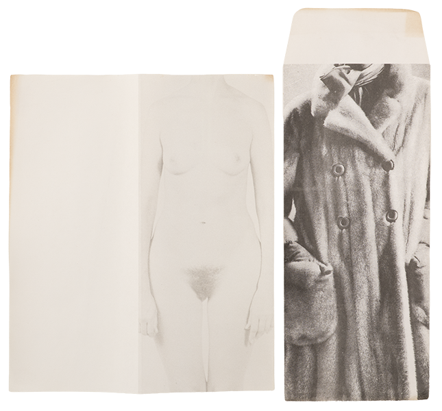 Flux Stationery: Torso in Fur Coat
