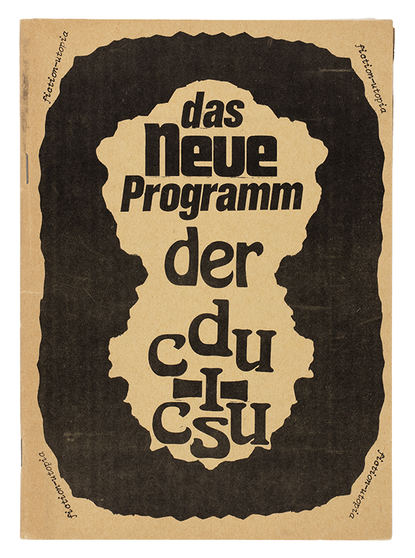Das Neue Programm der CDU/CSU [aka flug/fluxBLATTzeitung 18]