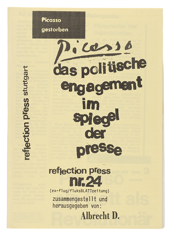 Reflection Press nr. 24: Picasso – das politische engagement im spiegel der presse